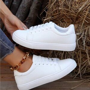 Classic White Women's Sneakers